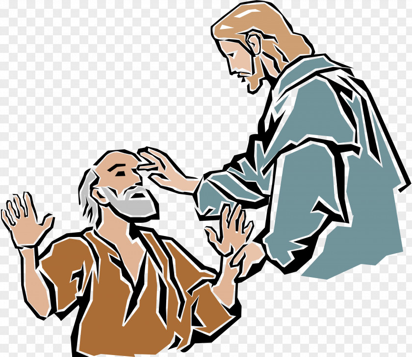 Jesus Miracles Of Healing Bible Clip Art PNG