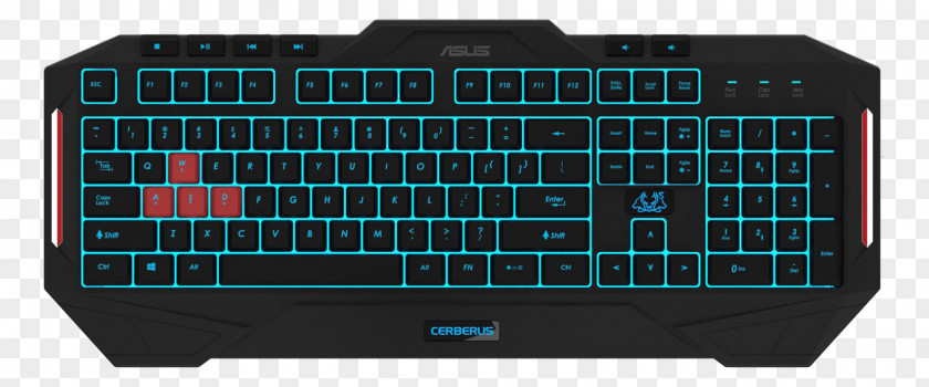 Keypad Computer Keyboard Laptop ASUS Gaming Backlight PNG