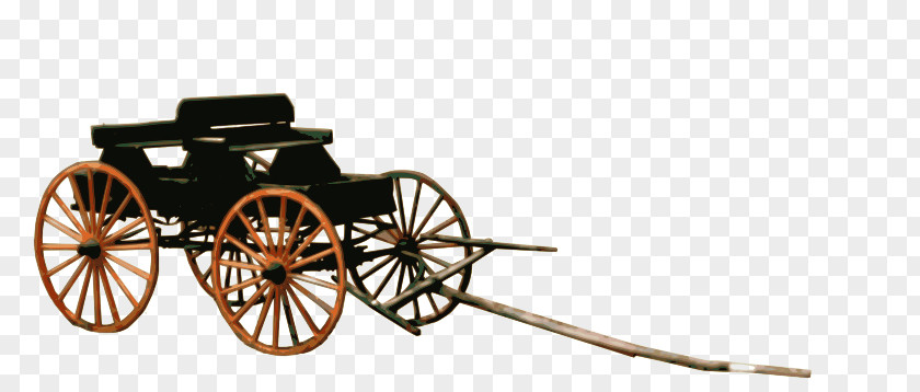 50s Car Wagon Cart Clip Art Horse And Buggy PNG