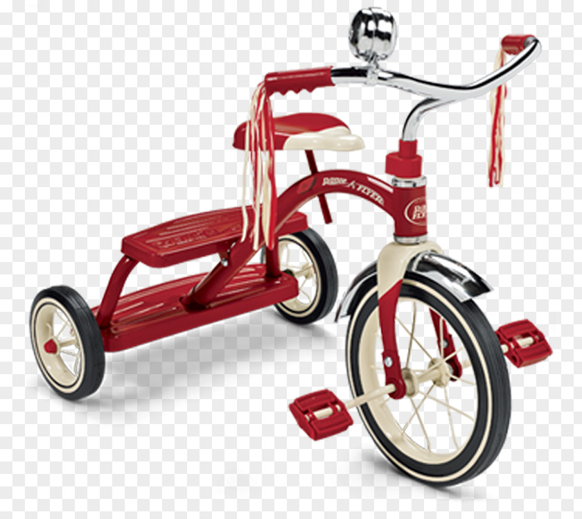 Bicycle Radio Flyer Classic Dual Deck Tricycle Toy PNG