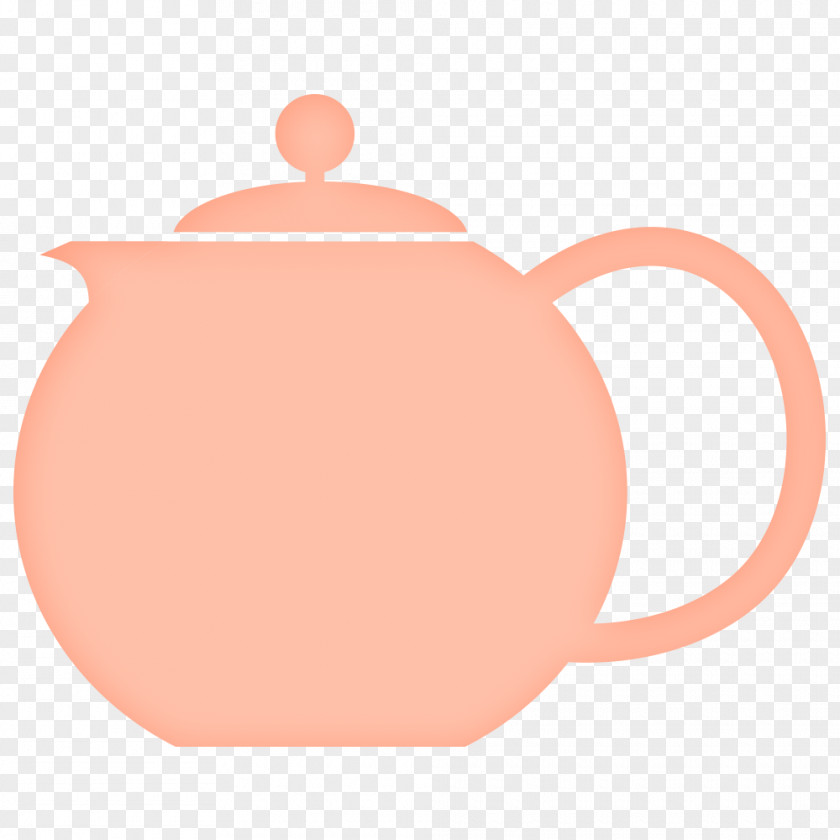 Bule And Red Kitchen Utensil Kettle Sticker Kitchenware PNG