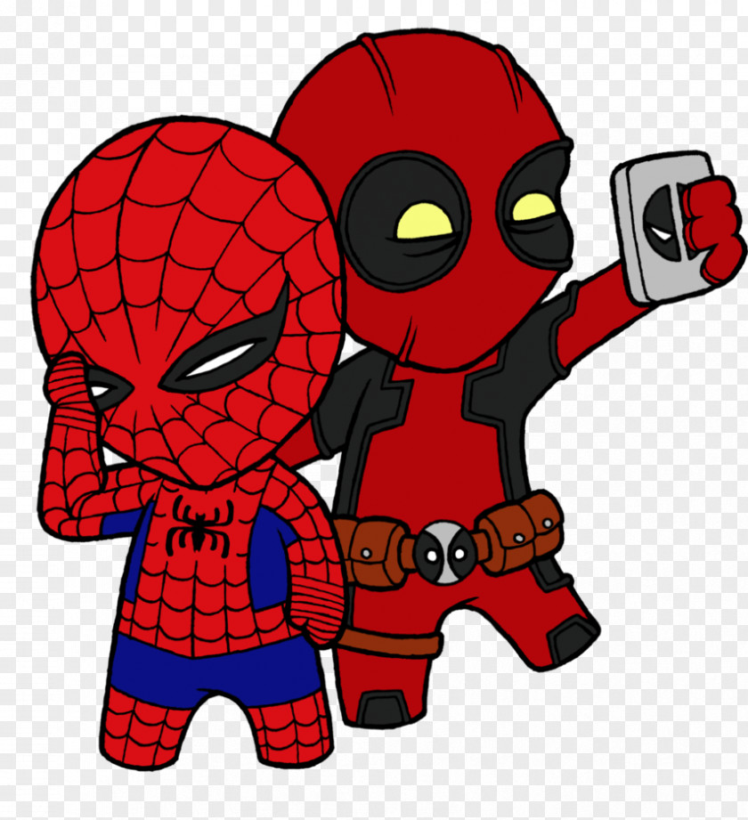 Deadpool T-shirt Spider-Man Sleeve PNG