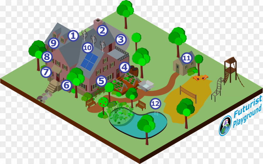 Energy Saving And Environmental Protection House Community Cohousing Diagram Cambridge PNG