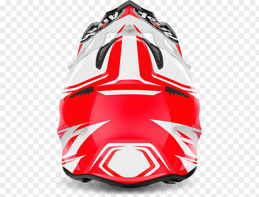 Motorcycle Helmets Airoh Red Gloss Aviator 2.2 Ready MX Helmet | 2017 Collection Blue PNG