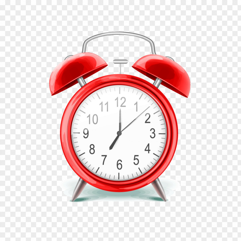 Small Red Alarm Clock Download PNG