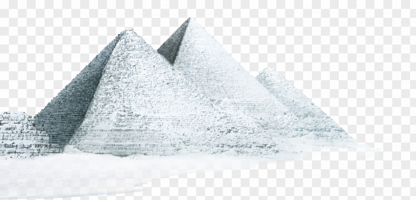 White Pyramid Iceberg PNG