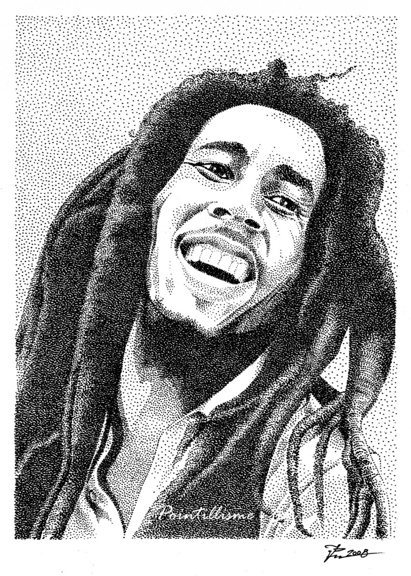 Bob Marley Drawing Portrait Visual Arts PNG