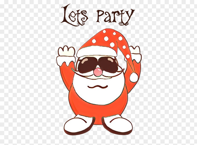 Christmas Glasses Santa Claus PNG