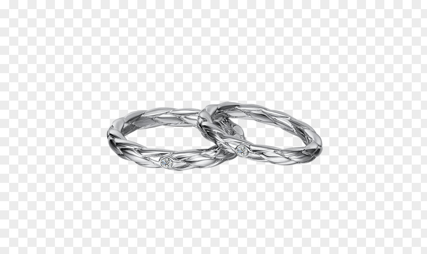 Kornstrauss Wedding Ring Bracelet Bangle Silver PNG