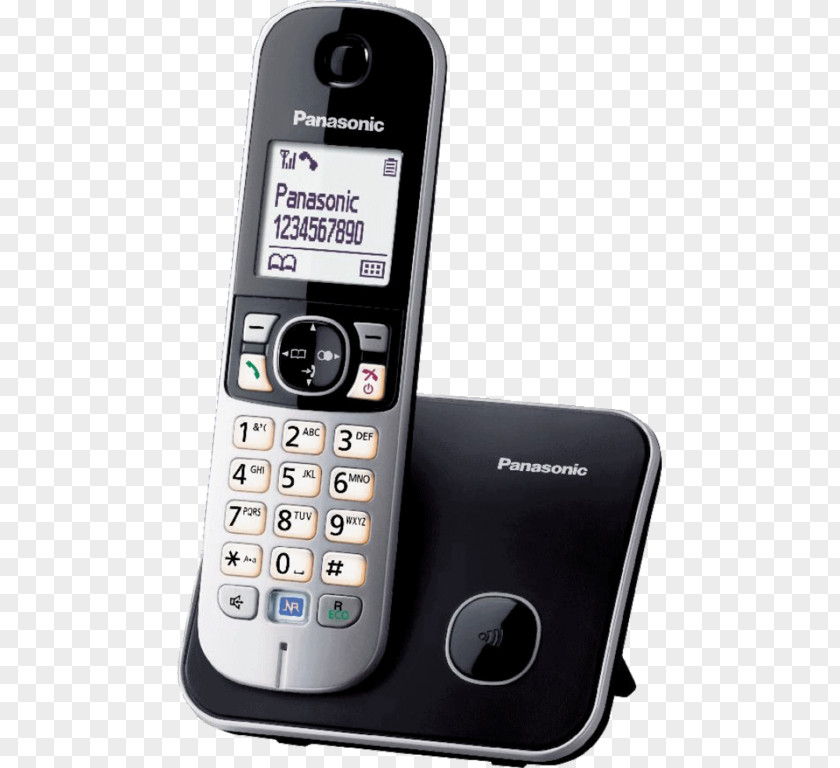 Panasonic KX-TG682 Cordless Telephone Digital Enhanced Telecommunications PNG