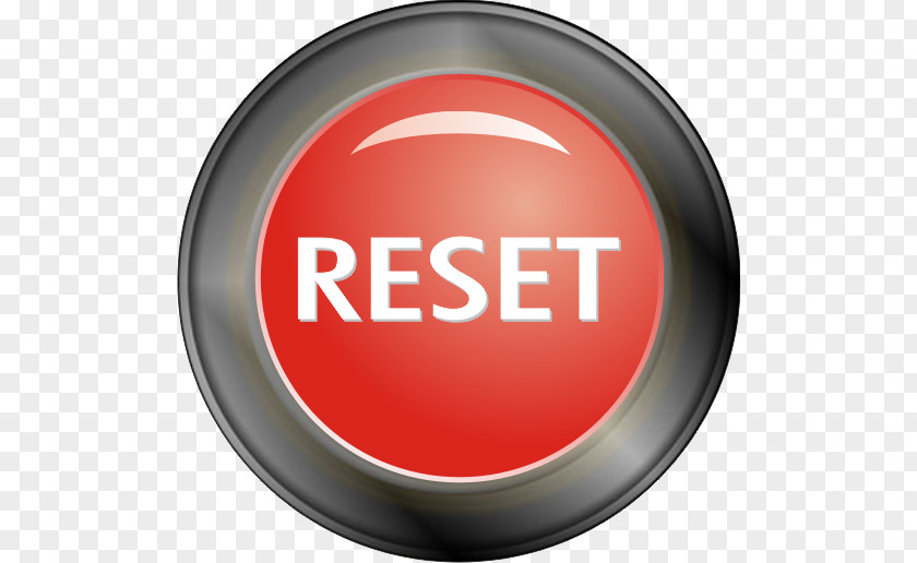 Restart Reset Button Push-button PNG