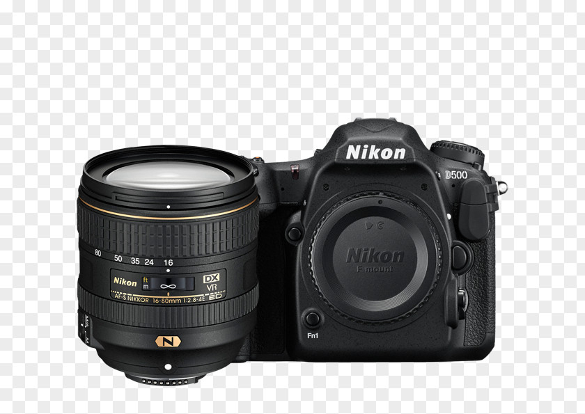 Camera Nikon D500 Digital SLR DX Format PNG