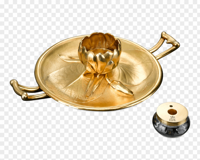 Silver Inkstand Inkwell Brass Fountain Pen PNG
