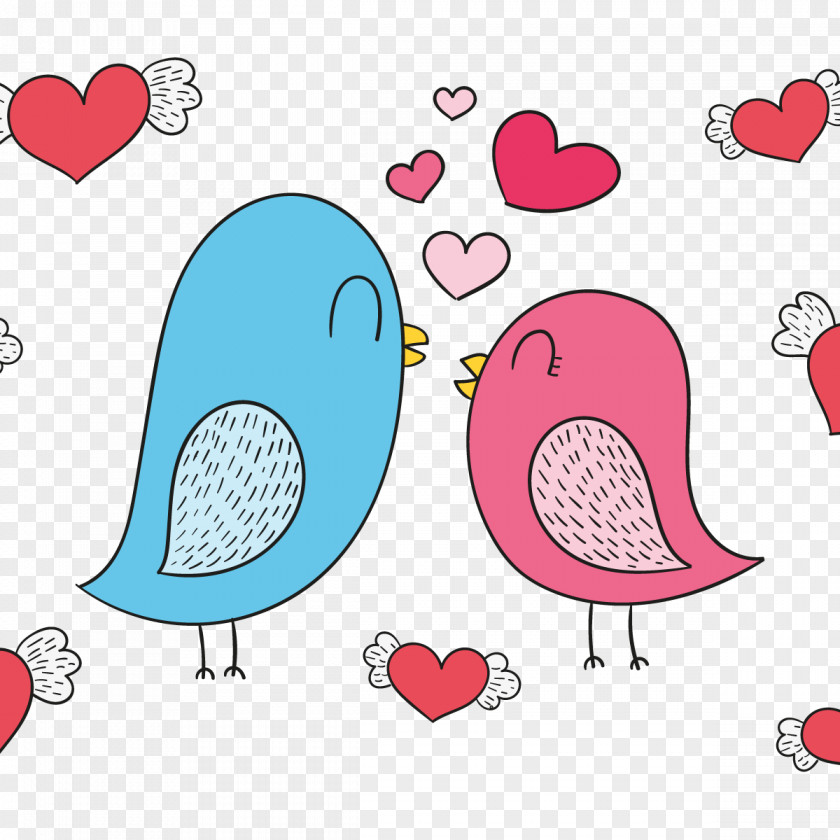 Vector Love Birds Lovebird Clip Art PNG
