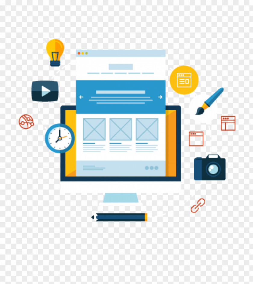 Web Design Development Digital Marketing Search Engine Optimization Landing Page PNG