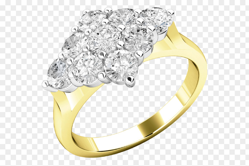 Wedding Ring Engagement Diamond Silver PNG