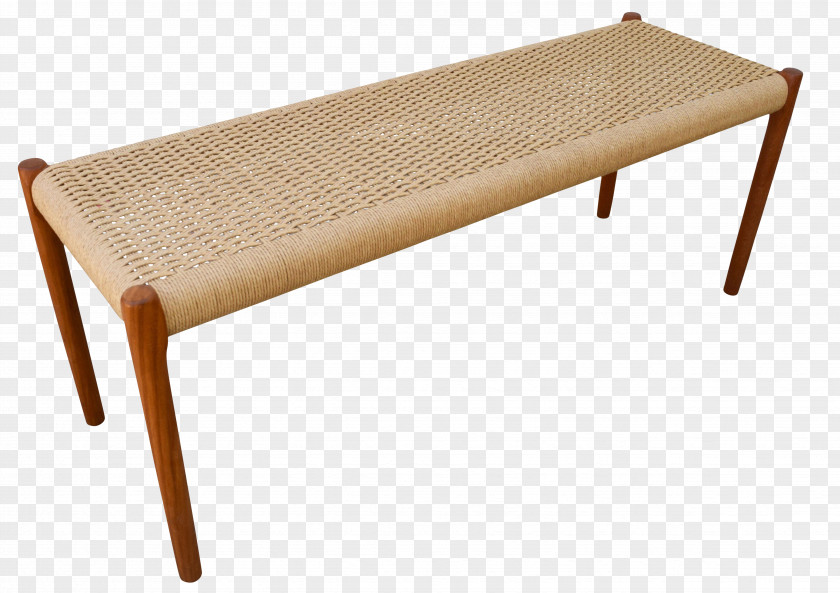 Bench Table Garden Furniture Danish Modern PNG