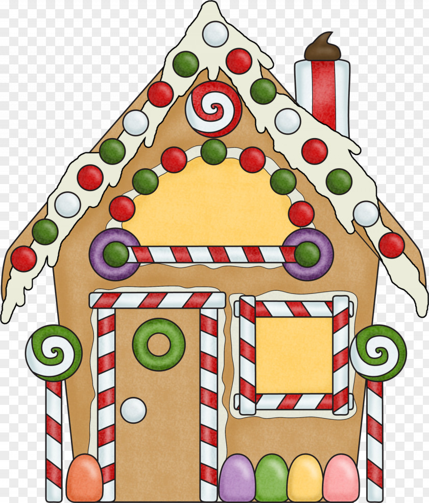 Gingerbread Christmas Star House The Man Clip Art PNG