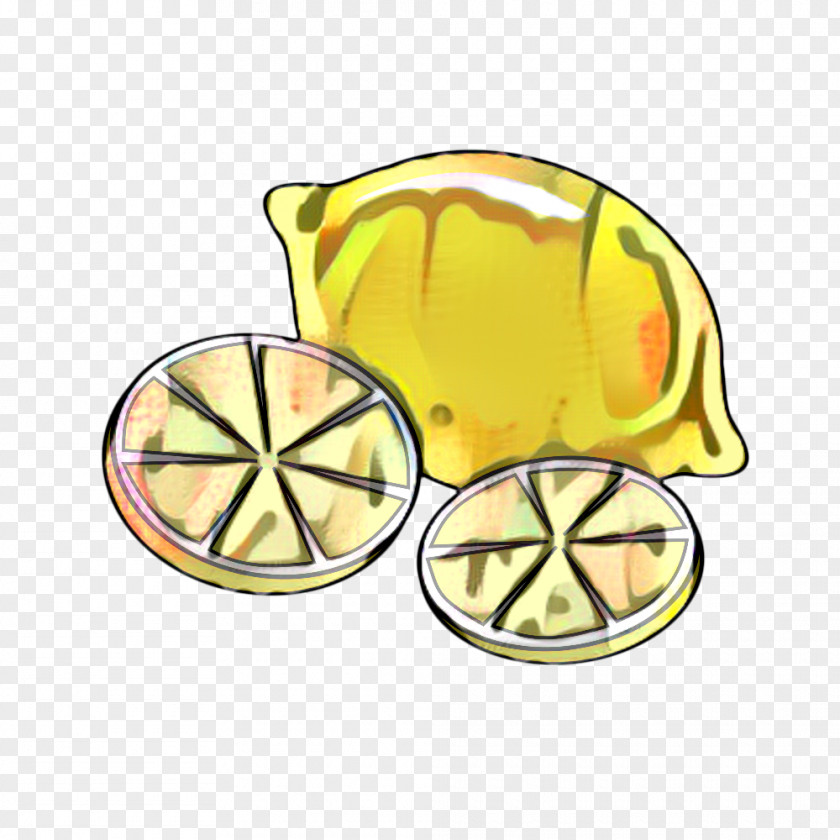Metal Wheel Cartoon Lemon PNG