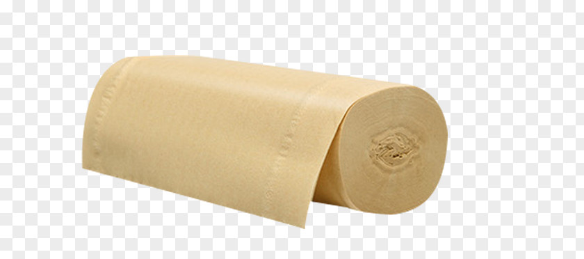Original Color Paper Towel Toilet Material Beige Cylinder PNG