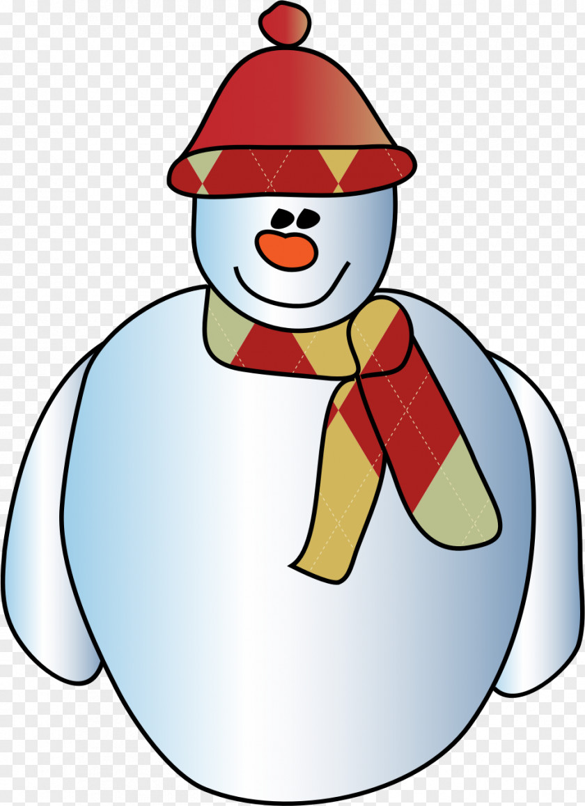 Snowman Cartoon Christmas Character Headgear Clip Art PNG