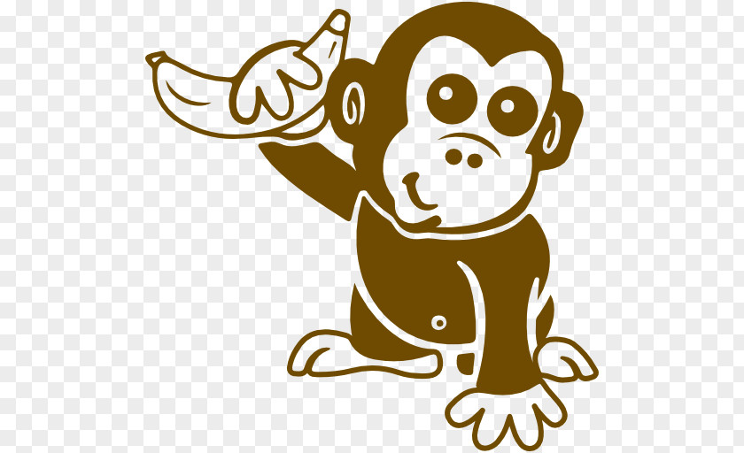 The Little Monkey Scatters Flowers PNG