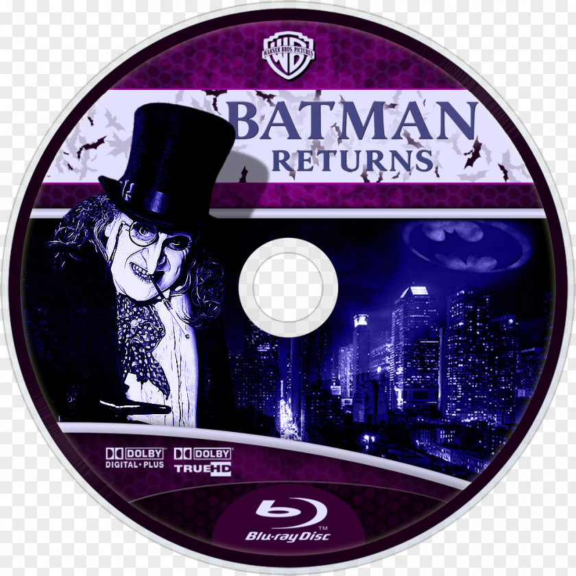 Batman Returns Blu-ray Disc Penguin Compact Joker PNG