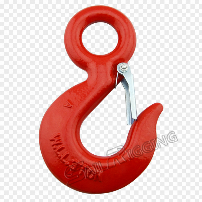 Crane Lifting Hook Eye Bolt Wire Rope Alloy PNG