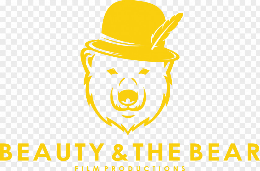 Golden Bear Font Logo Smiley Brand Clip Art PNG