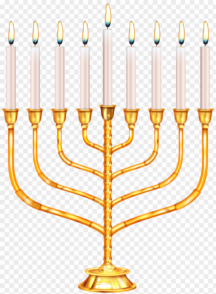 Judaism Menorah Celebration: Hanukkah Clip Art PNG