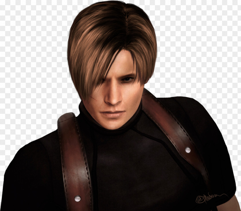 Leon Resident Evil 4 S. Kennedy Evil: Damnation Hairstyle PNG