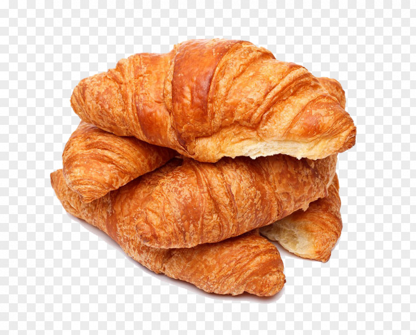 A Pile Of Croissants Croissant Coffee Danish Pastry Milk Pain Au Chocolat PNG