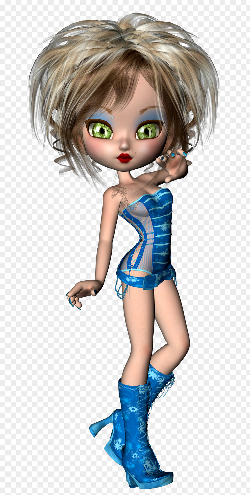 Doll Duda 3D Computer Graphics Clip Art PNG