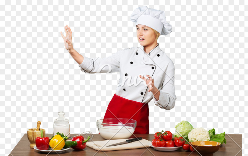 Female Chef Stock Photography Food Cooking PNG