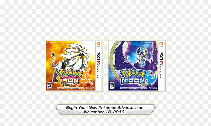 Nintendo Pokémon Sun And Moon Ultra & Platinum 3DS PNG