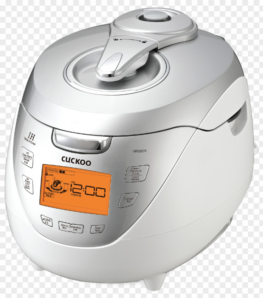 Rice Cooker Cookers Cuckoo Electronics Induction Heating Cooking Pressure PNG