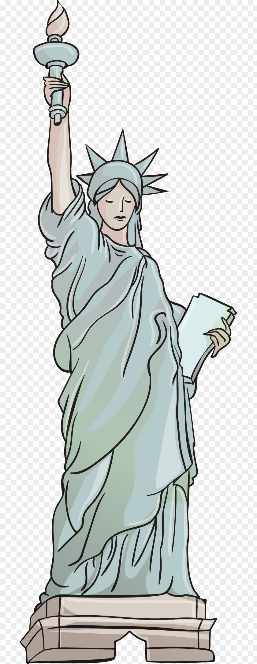 Statue Of Liberty Element PNG