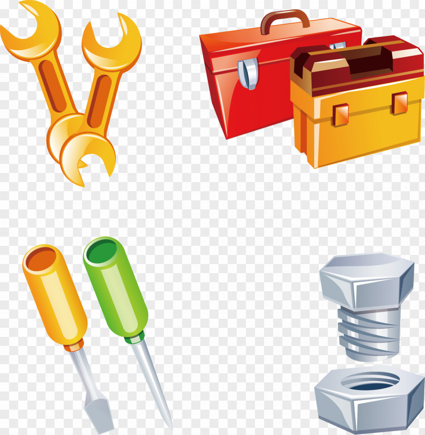 Vector Painted Tools Creative Workers Stock Photography Clip Art PNG