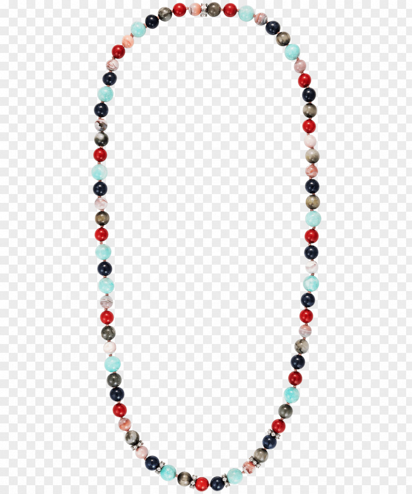 Pearl Necklace Freshwater Turquoise Bead Jewellery PNG