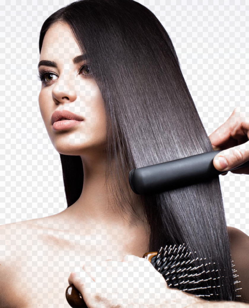 Beautiful Hair Beauty Iron Straightening Parlour Care PNG