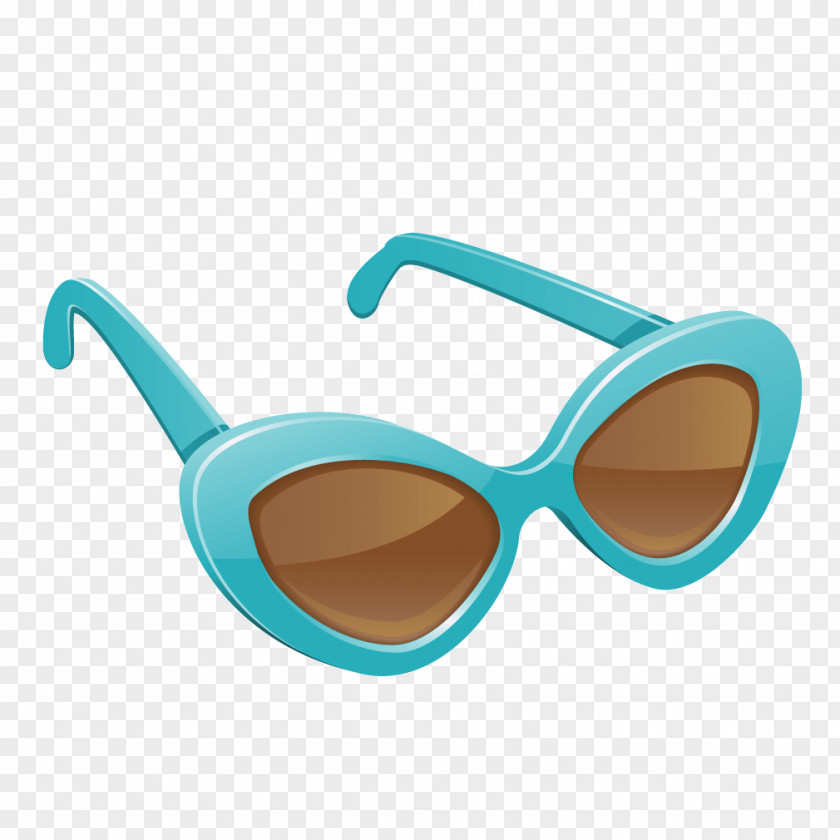 Blue Lady Sunglasses Fashion Accessory Clip Art PNG