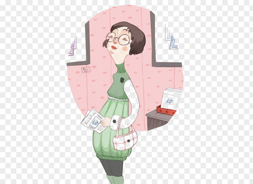 Career Woman Cartoon Drawing Illustrator Illustration PNG