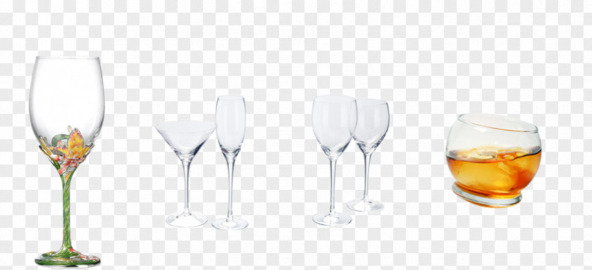 Glass Collection Champagne Wine Beer Cup PNG