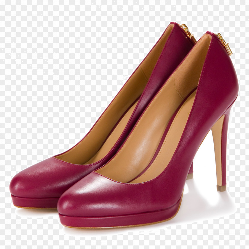 Mulberry High-heeled Shoe Footwear Magenta PNG