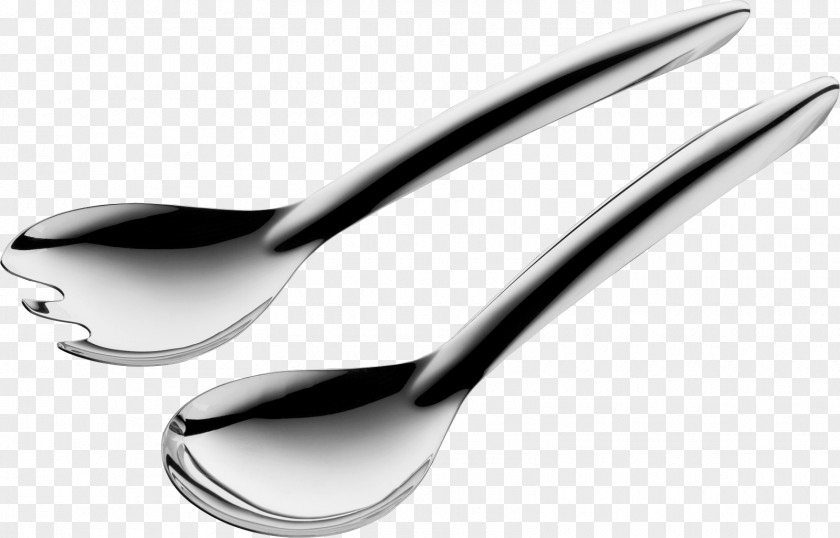 Spoon Solingen Carl Mertens Berta Salad Servers Cutlery PNG