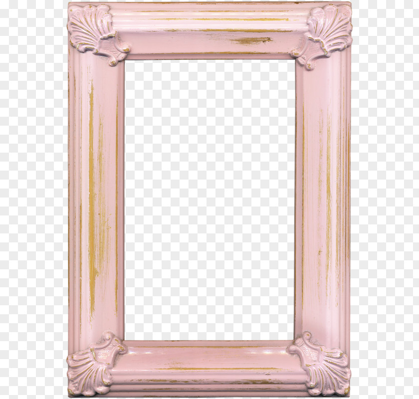 Wooden Carved Pink Frame Picture Digital Photo Pattern PNG