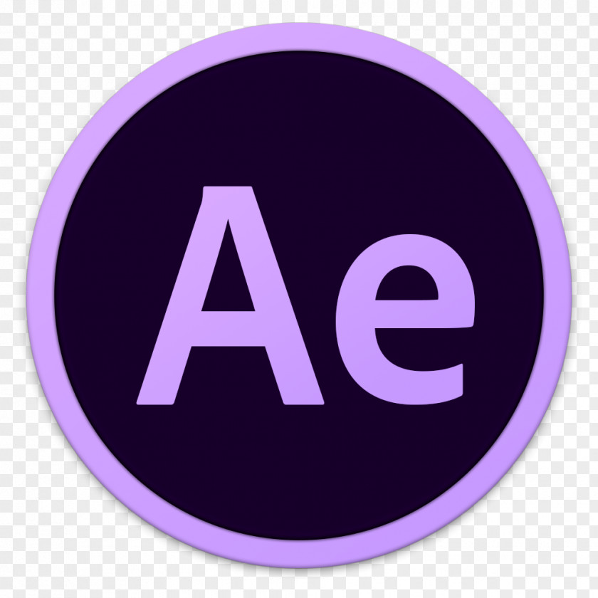 Adobe Ae Purple Symbol Violet Logo PNG
