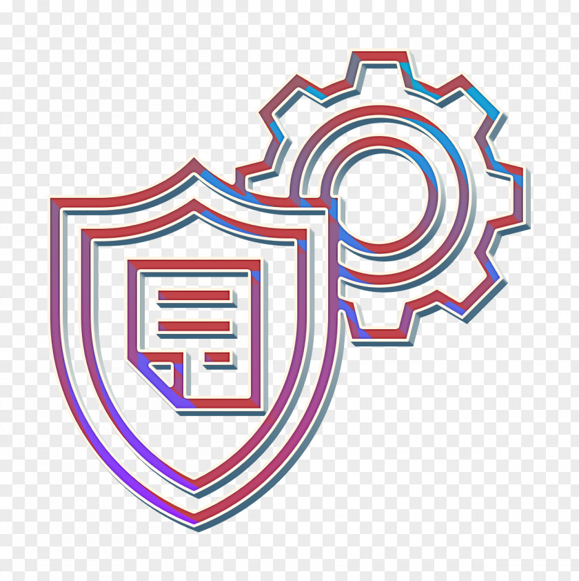 Business Analytics Icon Shield PNG