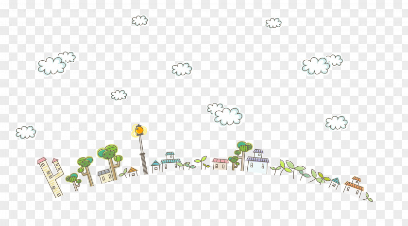 Cartoon City Drawing PNG