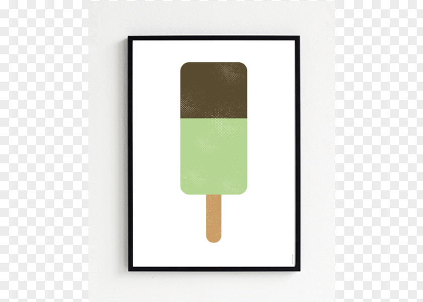 Green Popsicle Product Design Rectangle PNG